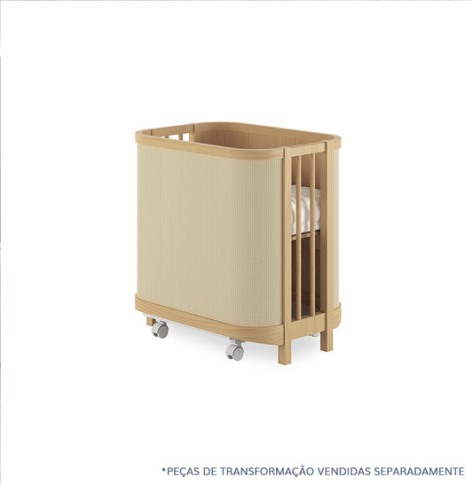 Kit de Transformação Para Mini Berço Raika - Carvalho Old
