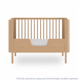 Meia Grade de Transformação Para Mini Cama Nord – Carvalho