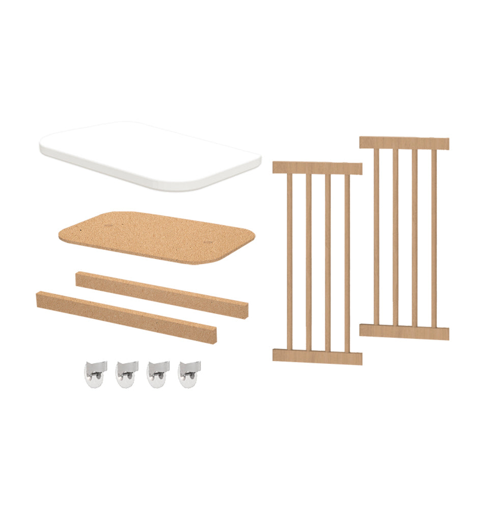 Kit de Transformação Para Mini Berço Nord – Carvalho