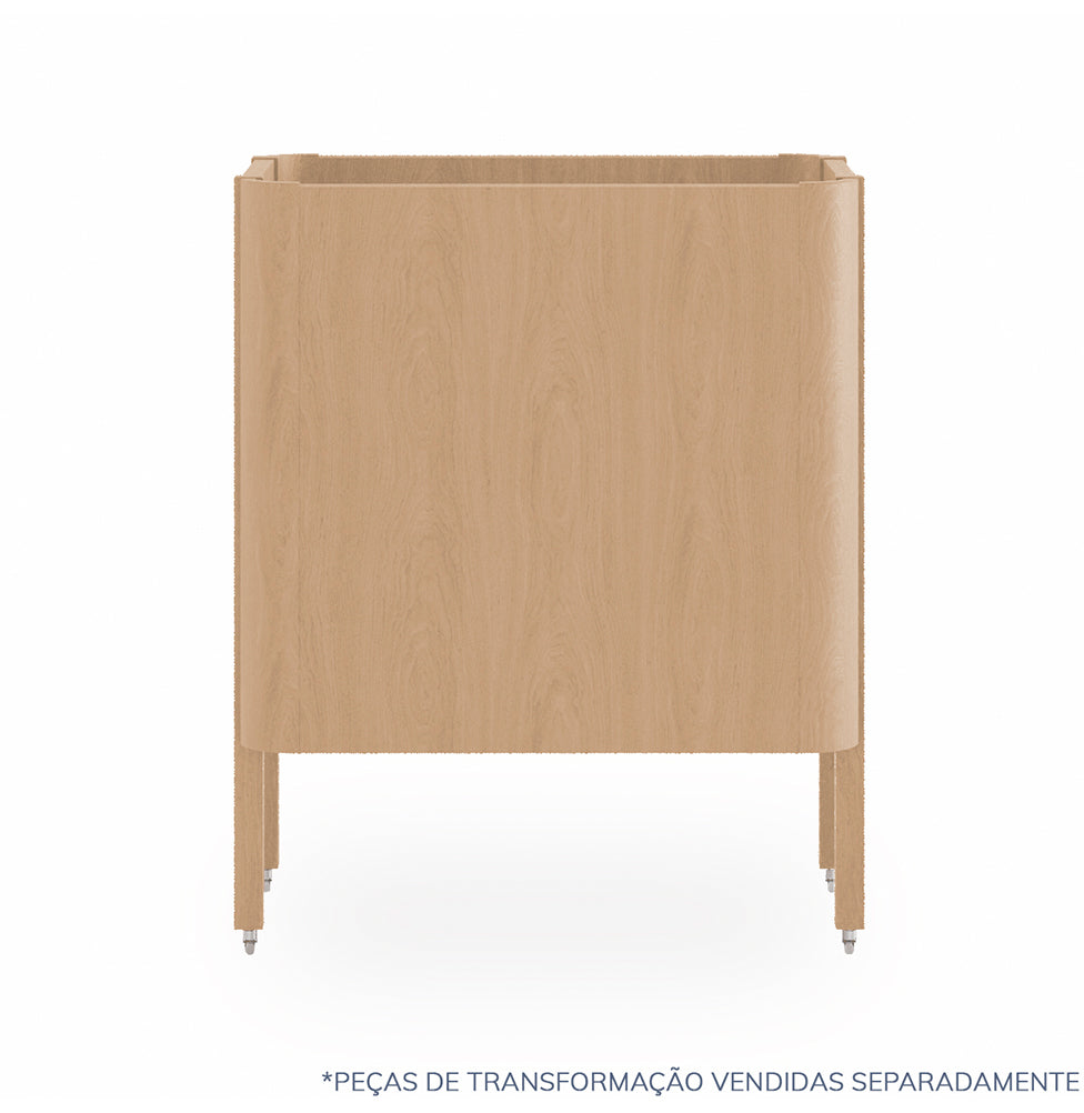 Kit de Transformação Para Mini Berço Nord – Carvalho