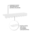 Prateleira Ondinhas 60cm – Branco