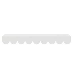Prateleira Ondinhas 60cm – Branco