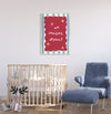 Quadro Infantil “If We Couldn’t Dream?” Vermelho – Vertical
