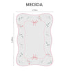 Tapete Infantil Floral Com Laço Rosa Playmat