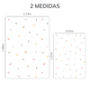 TAPETE LILIBEE RETANGULAR CONFETE