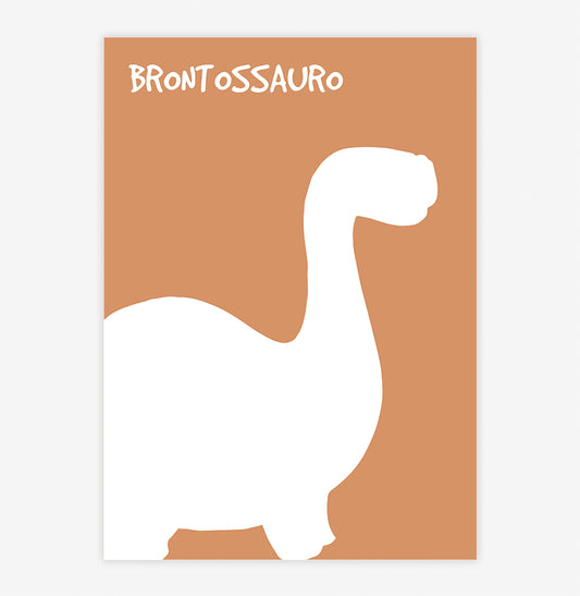 Quadro Infantil Dino Bento Brontossauro