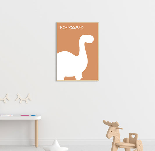 Quadro Infantil Dino Bento Brontossauro