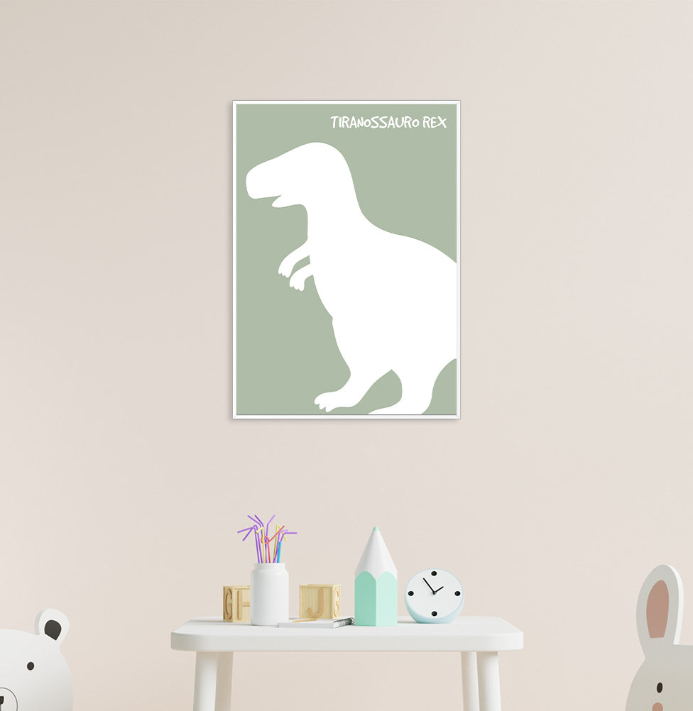 Quadro Infantil Dino Bento Tiranossauro Rex