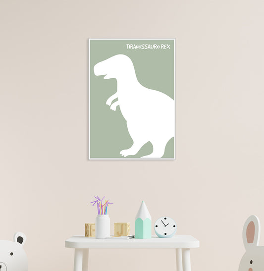 Quadro Infantil Dino Bento Tiranossauro Rex