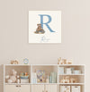 Quadro Infantil Inicial Urso Off Road Personalizado – Quadrado