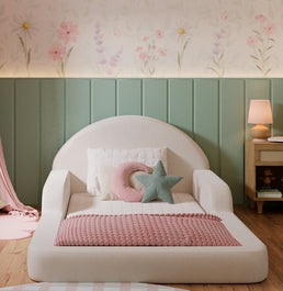 Cama Montessoriana Lumi Solteiro com Colchão – Bege