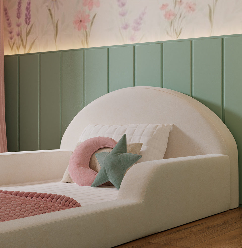 Cama Montessoriana Lumi Solteiro com Colchão – Bege