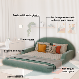 CAMA MONTESSORIANA LUMI CASAL - VERDE