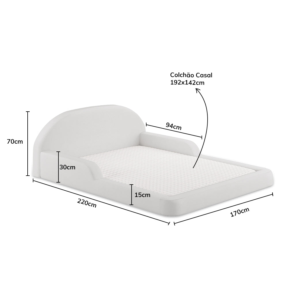 CAMA MONTESSORIANA LUMI CASAL - CINZA