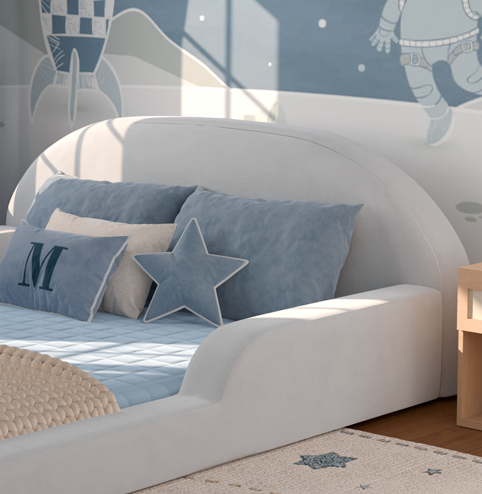 CAMA MONTESSORIANA LUMI CASAL - CINZA