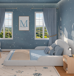 CAMA MONTESSORIANA LUMI CASAL - CINZA