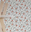 Papel de Parede Infantil Floral Tereza Rosê - Branco