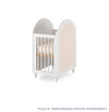 Berço Haus Arco c/ Palha 3 em 1 - Branco