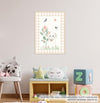 QUADRO INFANTIL CACHORRO MALI XADREZ - VERTICAL