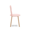 CADEIRA INFANTIL BORBOLETA - ROSA PÉ CARVALHO