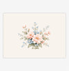 QUADRO  INFANTIL  BOUQUET DE FLORES PARIS - HORIZONTAL