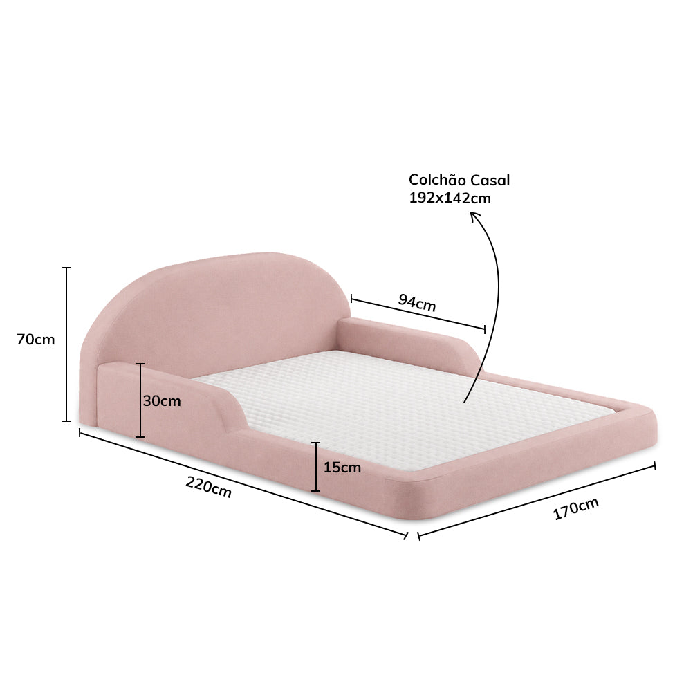 CAMA MONTESSORIANA LUMI CASAL - ROSA