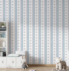 PAPEL DE PAREDE INFANTIL LISTRA E ESTRELA AZUL