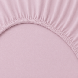 LENÇOL DE BERÇO BASIC COM ELÁSTICO ROSA NÚVEM