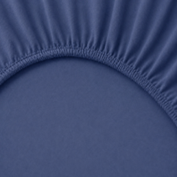 LENÇOL DE BERÇO BASIC COM ELÁSTICO AZUL JEANS
