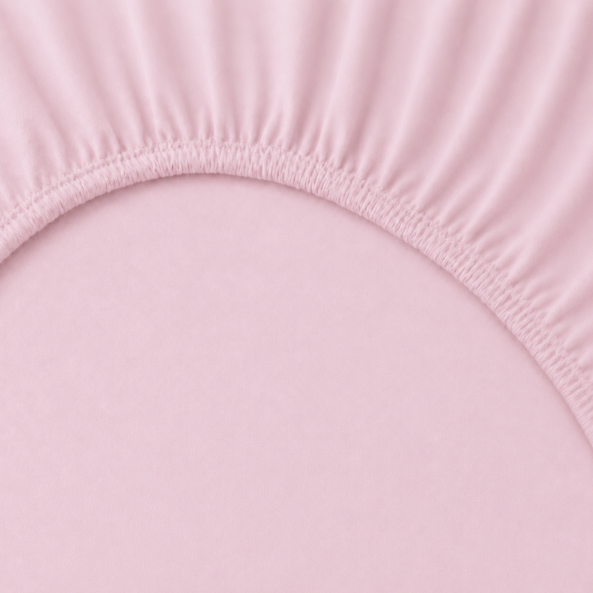 LENÇOL DE BERÇO BASIC COM ELÁSTICO ROSA NÚVEM