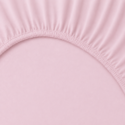 LENÇOL DE BERÇO BASIC COM ELÁSTICO ROSA NÚVEM