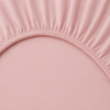 LENÇOL DE BERÇO BASIC COM ELÁSTICO ROSA CHÁ