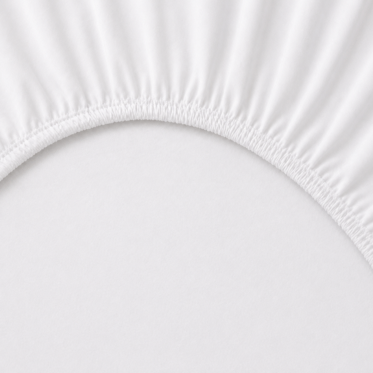 LENÇOL DE BERÇO ALGODÃO PIMA COM ELÁSTICO BRANCO