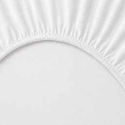 LENÇOL DE BERÇO ALGODÃO PIMA COM ELÁSTICO BRANCO