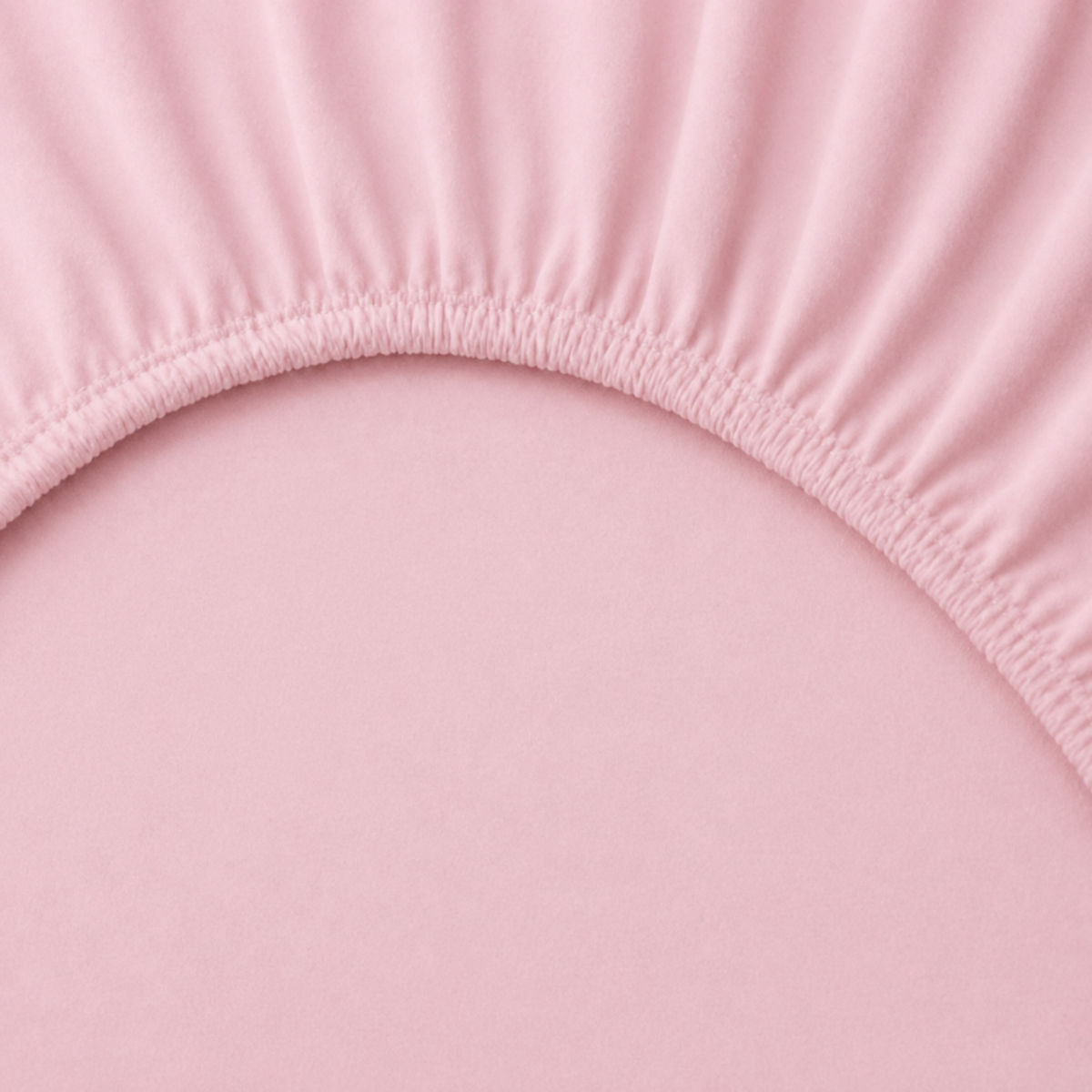 Lençol de Berço Algodão Pima com Elástico Rosa Bebe