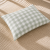 ALMOFADA XADREZ VINTAGE - 30X40 Verde malva