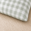 ALMOFADA XADREZ VINTAGE - 30X40 Verde malva