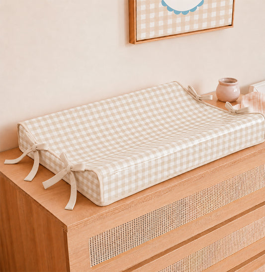 TROCADOR XADREZ VINTAGE - BEGE