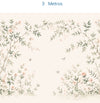 PAPEL DE PAREDE ARCO DE FLORES CRU MURAL