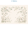 PAPEL DE PAREDE ARCO DE FLORES CRU MURAL