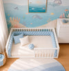 TRANÇA 4M PARA CAMA - AZUL CLARO