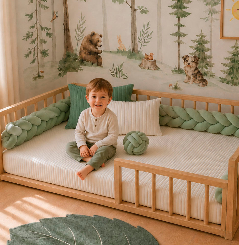 TRANÇA 4M PARA CAMA - VERDE MALVA