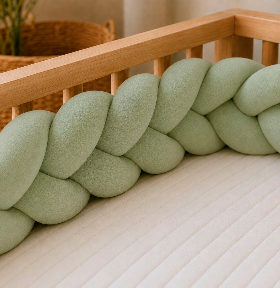 TRANÇA 4M PARA CAMA - VERDE MALVA