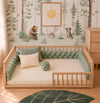 TRANÇA 4M PARA CAMA - VERDE MALVA