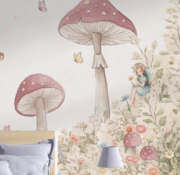PAPEL DE PAREDE INFANTIL BOSQUE DAS FADAS - MURAL