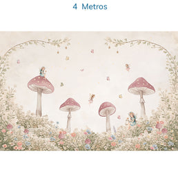 PAPEL DE PAREDE INFANTIL BOSQUE DAS FADAS - MURAL