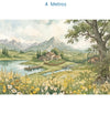 PAPEL DE PAREDE INFANTIL PRIMAVERA NO LAGO - MURAL