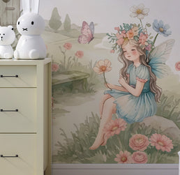 PAPEL DE PAREDE INFANTIL REFÚGIO DAS FADAS - MURAL