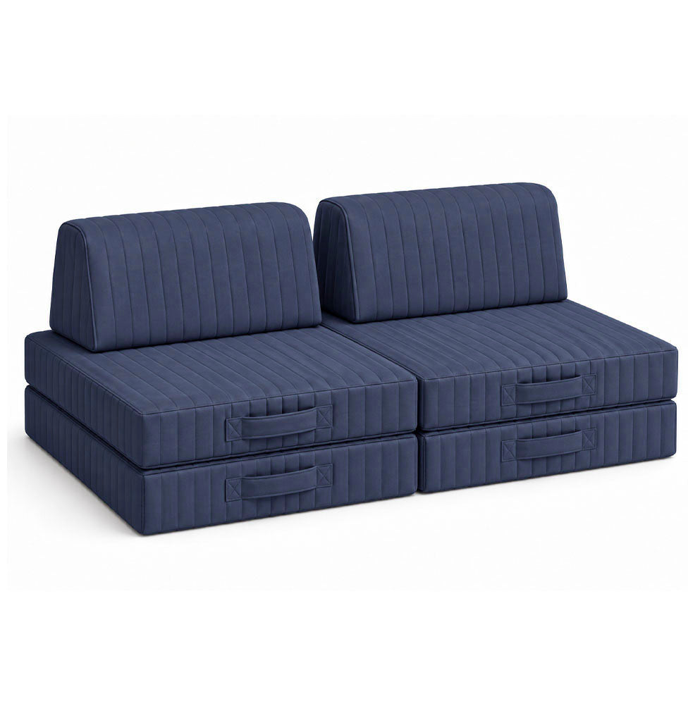 Capa Avulsa Sofá Infantil Play - AZUL JEANS