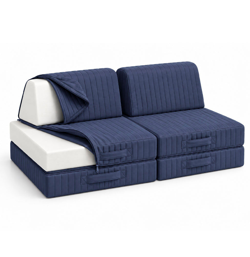 Capa Avulsa Sofá Infantil Play - AZUL JEANS